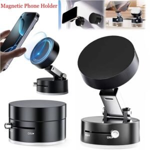 Adjustable Vacuum Magnetic Suction Cup Phone Mount